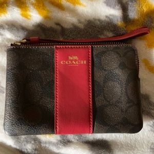 Coach Signature Wristlet